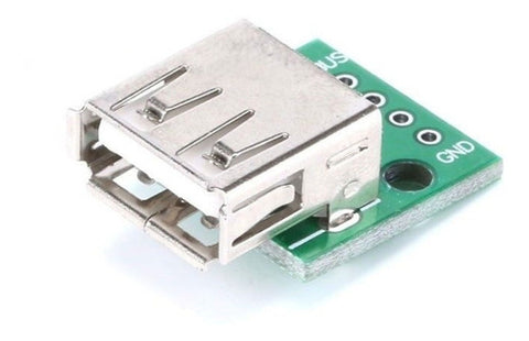 Adaptador USB Hembra A Pin 2.54