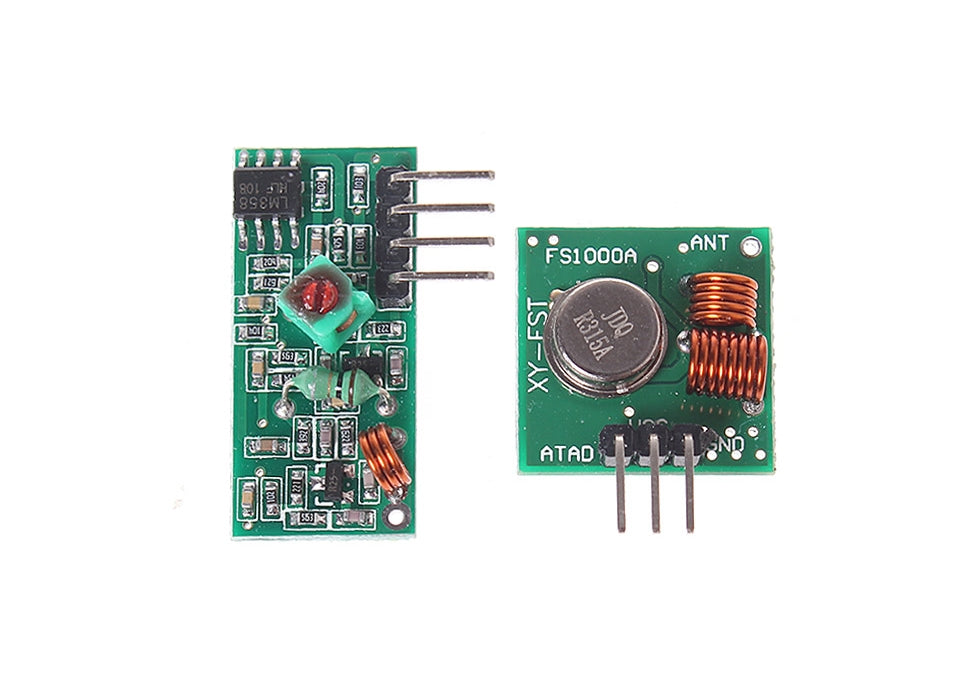 Transmisor y Receptor RF 433 MHz